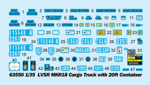 Camion cargo I Love Kit 63550 LVSR MKR18 avec conteneur de 20 pieds, échelle 1/35 – Bild 6