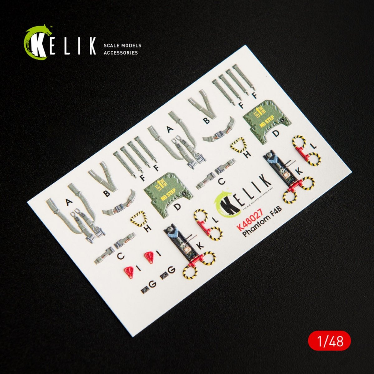 Décalcomanies 3D intérieures KELIK K48027 pour maquette Tamiya au 1/48 – Bild 5