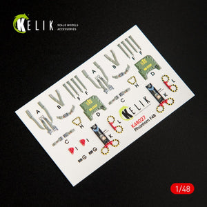 Décalcomanies 3D intérieures KELIK K48027 pour maquette Tamiya au 1/48 – Bild 5