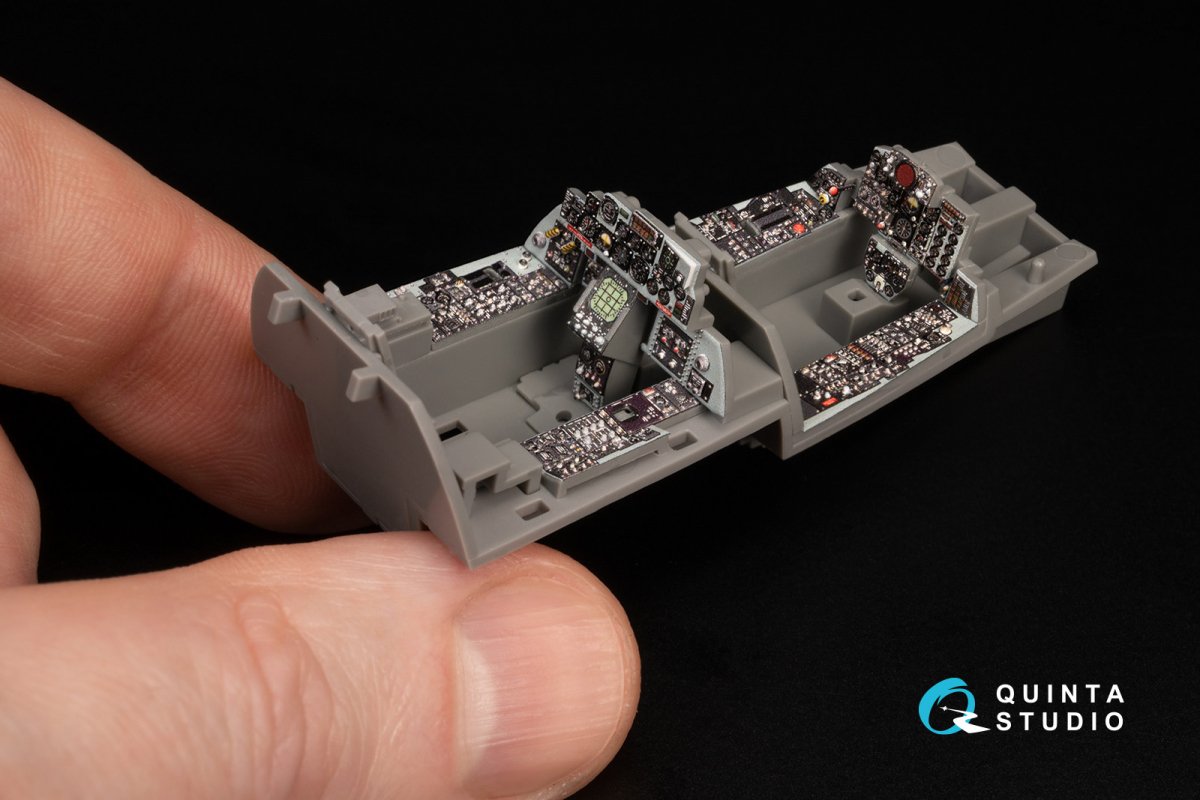 Quinta Studio QD+48370 F-4E tardif sans DMAS, intérieur imprimé en 3D et coloré sur papier décalcomanie (Meng) (avec pièces en résine imprimées en 3D) 1/48 – image 11
