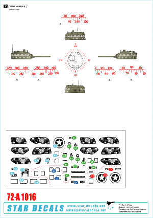Star Decals 72-A1016 RMASG Sherman. Chars de soutien des Royal Marines en Normandie, échelle 1/72 – immagine 2