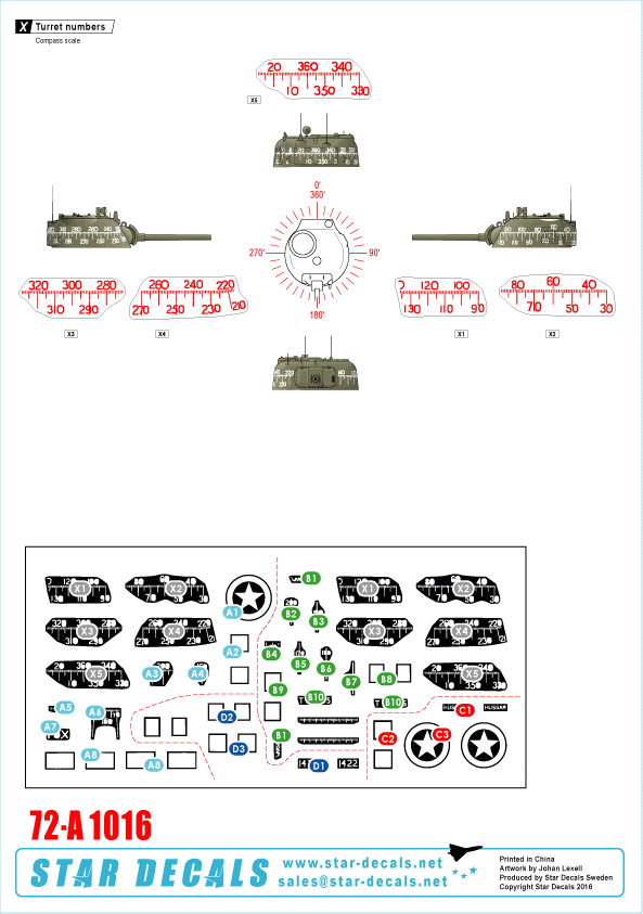 Star Decals 72-A1016 RMASG Sherman. Chars de soutien des Royal Marines en Normandie, échelle 1/72 – immagine 2