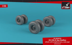 Roues Armory Models AW48336 CH-53 Sea Stallion avec pneus lestés, échelle 1/48 (début) – immagine 3
