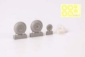 Roues Eduard 648603 Bf 110G pour maquette Eduard au 1/48 – image 4