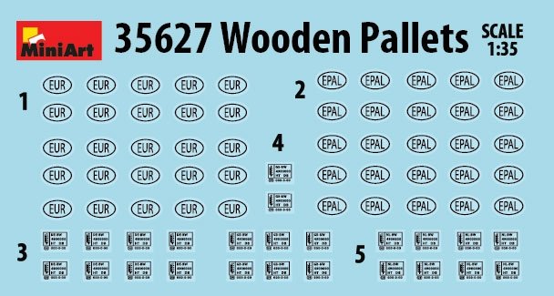 MiniArt 35627 WOODEN PALLETS 1/35 – zdjęcie 3