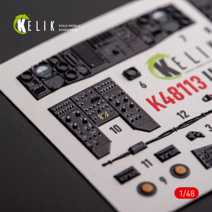 KELIK K48113 UH-60A Black Hawk - Décalcomanies 3D intérieures de type 1 pour kit ICM au 1/48 – image 6