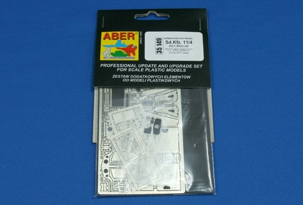 Aber 35149 Niemiecki ciagnik polgasienicowy Sd.Kfz 11/4 cz.1 zest.podst.(AFV) 1/35 – zdjęcie 3
