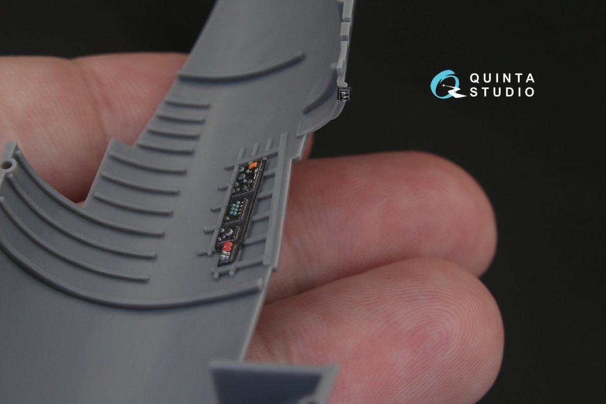 Intérieur imprimé en 3D et coloré sur papier décalcomanie Quinta Studio QD48108 F4U-1D (pour maquette Tamiya) 1/48 – image 3