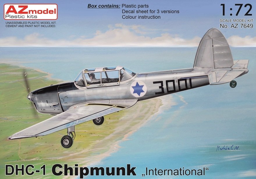 AZ Modèle AZ7649 DHC-1 Chipmunk « International » 1/72