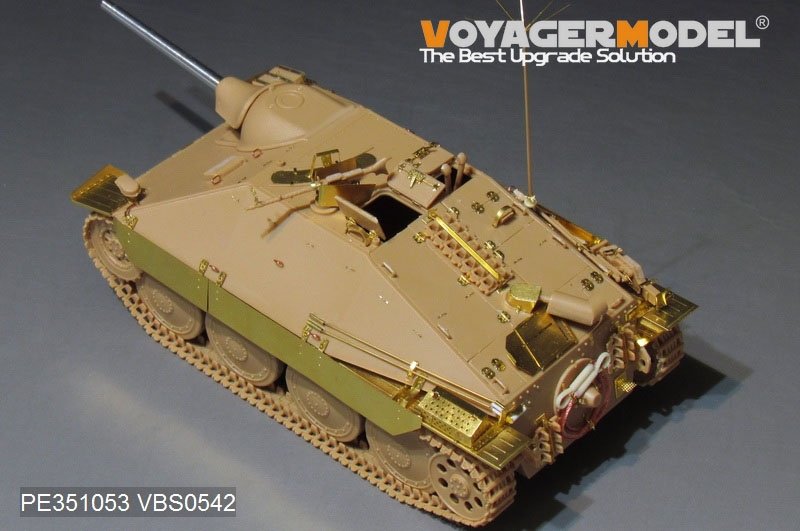Maquette Voyager PE351053B Chasseur de chars allemand Sd.Kfz.138/2 Hetzer, version tardive (la version B inclut le canon), pour maquettes ACADMY 13230/13277 au 1/35 – image 16
