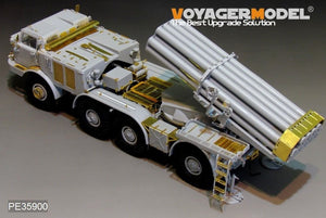 Maquette Voyager PE35900, lance-roquettes multiple russe moderne 9P140 TEL de base 9K57 Uragan (BM-27) pour TRUMPETER au 1/35  – Bild 10
