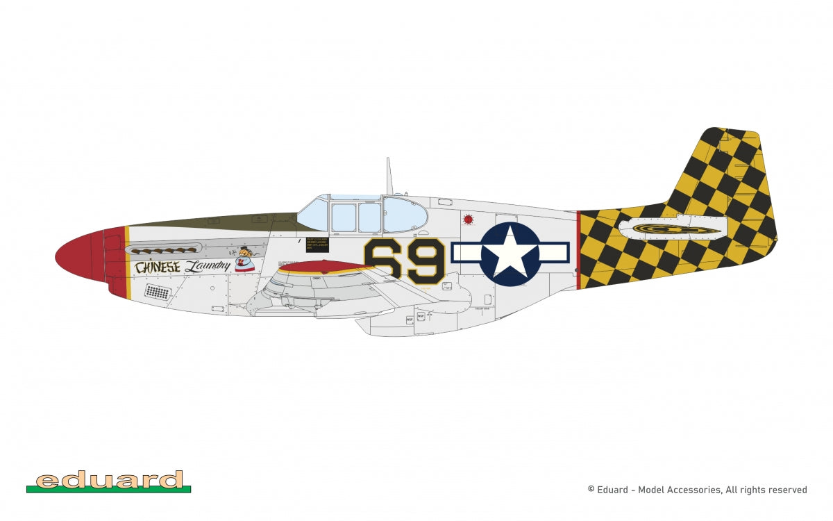 Eduard 82108 P-51B/C Mustang avec aileron dorsal 1/48 – imagen 10