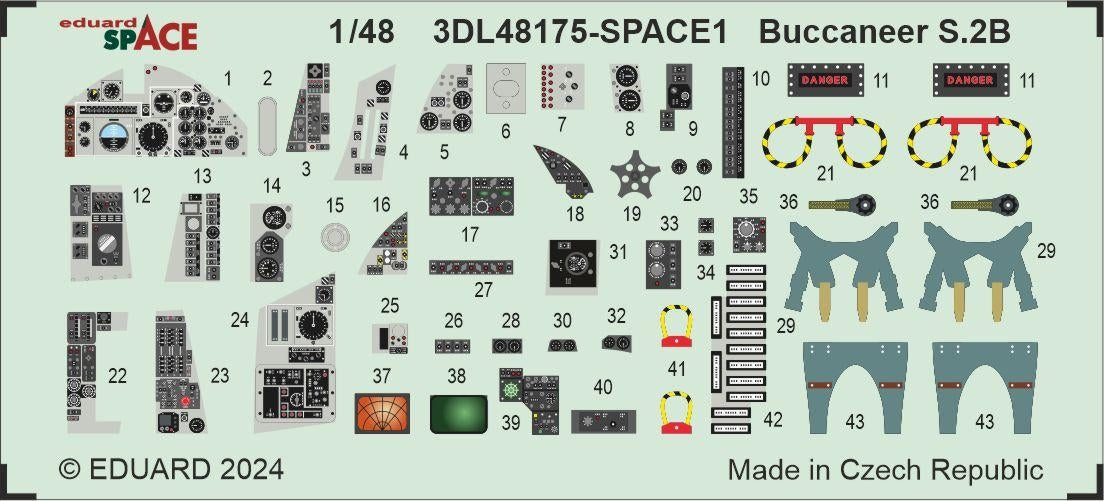 Eduard 3DL48175 Buccaneer S.2B SPACE AIRFIX 1/48 – image 4