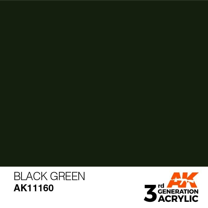 AK Interactive AK11160 NOIR VERT – STANDARD 17 ml