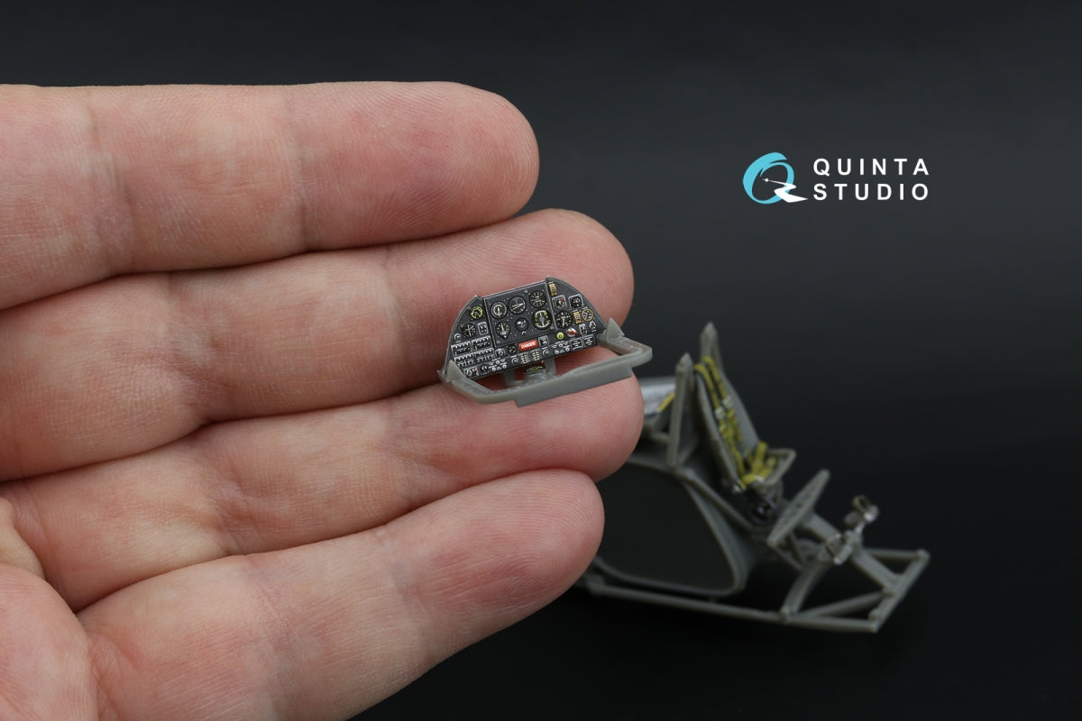 Intérieur imprimé en 3D et coloré sur papier décalcomanie Quinta Studio QDS-48583 Westland Lysander Mk.III (Airfix) (petite version) 1/48 – image 6