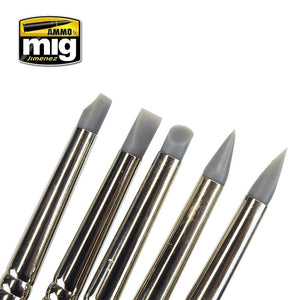 MUNITIONS de Mig Jimenez 7606 ENSEMBLE DE BROSSES EN CAOUTCHOUC – Bild 3