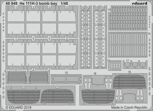 Eduard 48948 He 111H-3 soute à bombes ICM 1/48