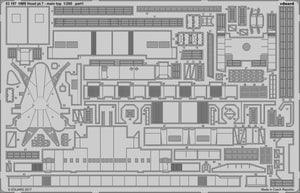 Eduard 53197 HMS Hood pt. 7 partie supérieure principale TRUMPETER 1/200