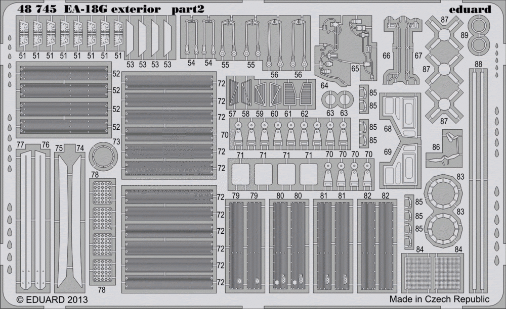 Eduard 48745 EA-18G extérieur 1/48 Italeri – image 2
