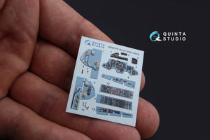 Intérieur coloré imprimé en 3D sur papier décalcomanie pour le kit KittyHawk (QD48170 Su-27) Quinta Studio, échelle 1/48  – image 3