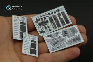 Intérieur coloré imprimé en 3D pour F-15E de Quinta Studio QD48426 (Academy) à l&amp;#39;échelle 1/48 – imagen 4
