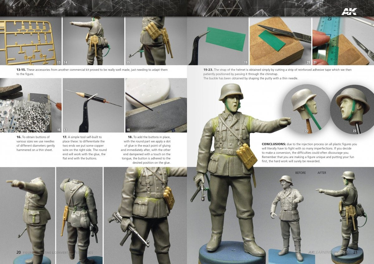 AK Interactive AK512 AK LEARNING 11: FIGURE SCULPTING &amp;amp; CONVERTING TECHNIQUES EN – zdjęcie 2