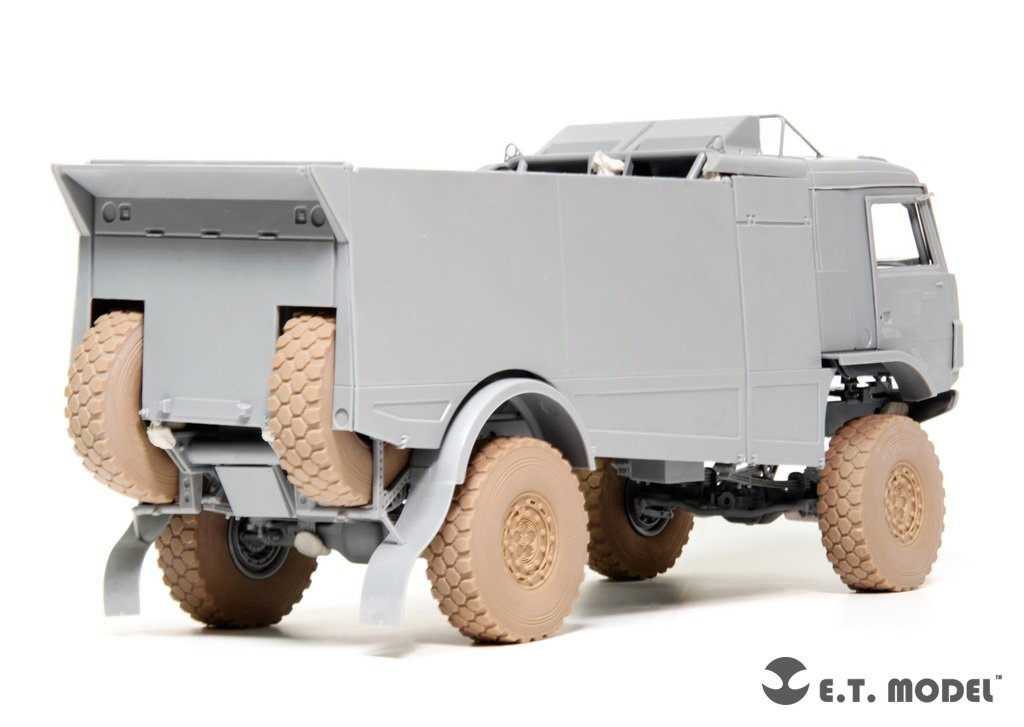 ET Model P35-131 KAMAZ-43509 Camion Roues affaissées et roues de secours pour kit Zvezda 1/35 – image 5