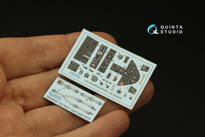 Quinta Studio QD48392 F8F-1 Bearcat 3D-Printed &amp;amp; coloured Interior on decal paper (Academy) 1/48 – zdjęcie 3
