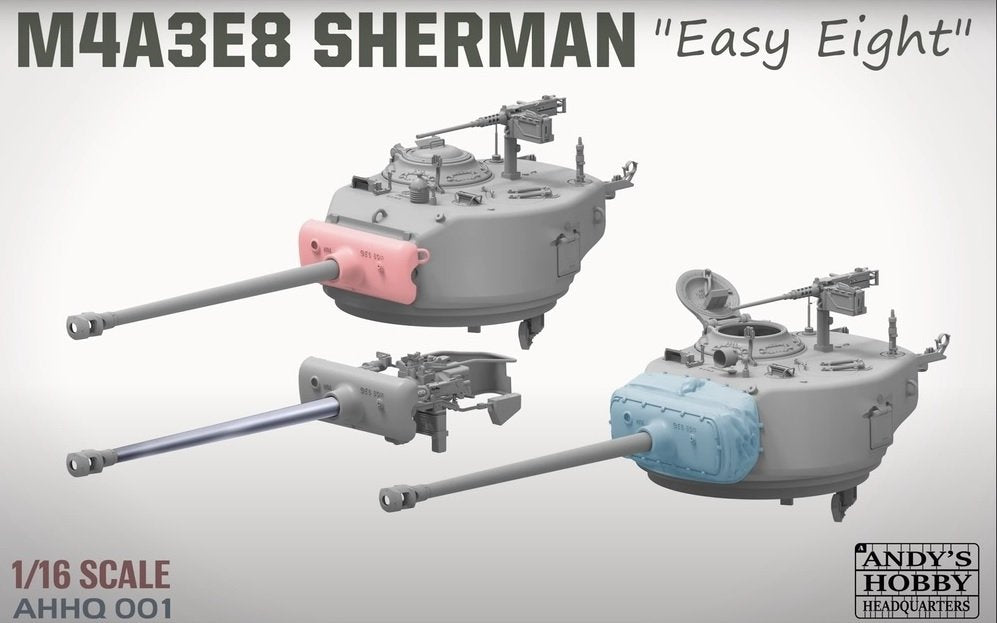 Andy&amp;#39;s Hobby Headquarters AHHQ-001 M4A3E8 Sherman « Easy Eight » 1/16 – image 5