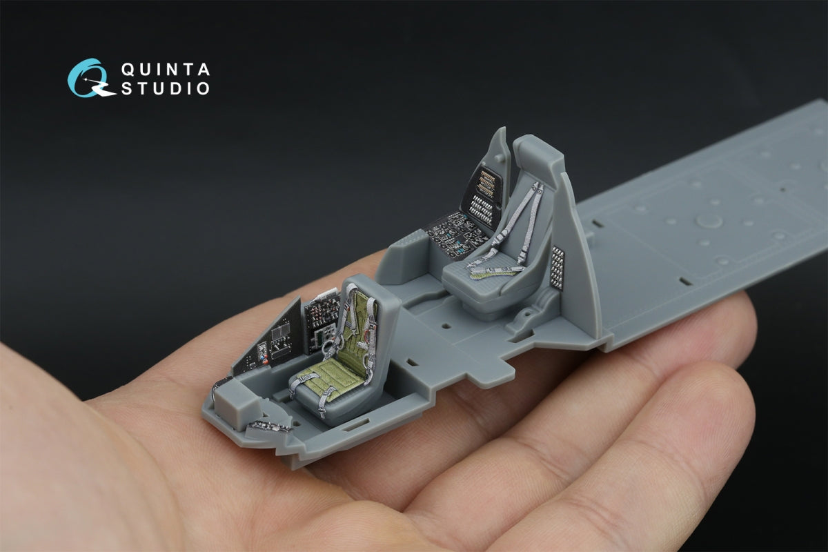 Quinta Studio QD48629 Mi-35 3D-Printed &amp; coloured Interior on decal paper (Trumpeter) 1/48