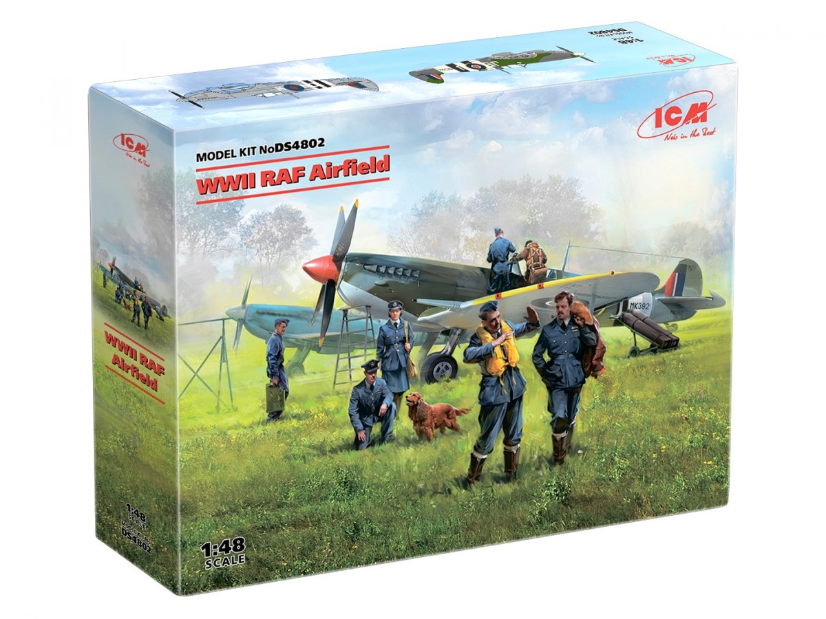 ICM DS4802 Pilotes et personnel au sol de la RAF pendant la Seconde Guerre mondiale, échelle 1/48 – Bild 2