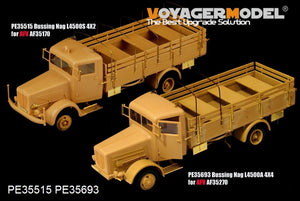 Camion cargo allemand Bussing Nag L4500A 4x4 de la Seconde Guerre mondiale, modèle Voyager PE35693, pour AFV 35270, échelle 1/35 – immagine 8