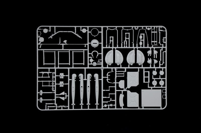 Italeri 7406 ZUNDAPP KS 750 avec side-car 1/9 – immagine 16