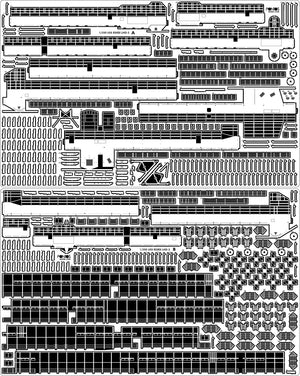 Pontos 37001R1 USS LHD-2 Essex Kit + Ensemble de détails 1/350 – Bild 6