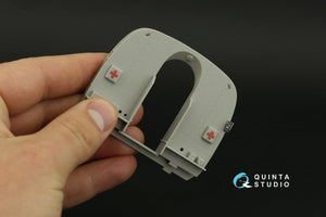 Intérieur imprimé en 3D et coloré sur papier décalcomanie Quinta Studio QDS-35065 Mi-8MT (Trumpeter) (Petite version) 1/35 – image 10