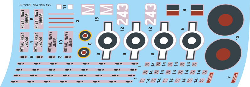 Maquette Special Hobby 72429 Supermarine Sea Otter Mk.I « Service Seconde Guerre mondiale » au 1/72 – Bild 5