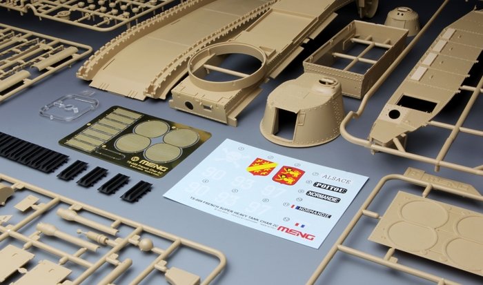 Maquette Meng TS-009 Char 2C Char super lourd français (1/35) – image 2