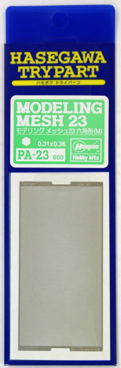 Maillage de modélisation Hasegawa PA23 Hexagone-Moyen