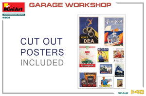 MiniArt 49011 GARAGE WORKSHOP 1/48 – zdjęcie 3