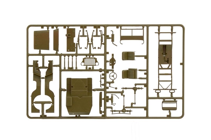 Italeri 0326 1,4 tonne. 4 4 JEEP AMBULANCE (1/35) – immagine 4