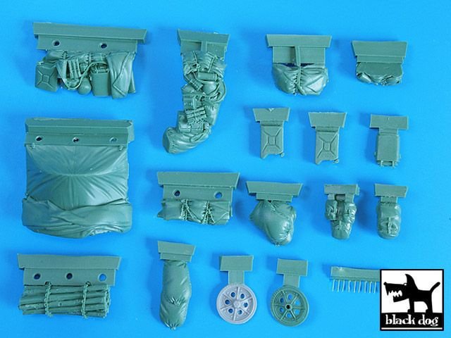 Ensemble d&amp;#39;accessoires Black Dog T35018 Sdkfz 251 C pour Dragon 1/35 – image 4