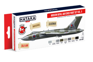 Hataka HTK-AS97 Modern Royal Air Force paint set vol. 5 (8x17ml)