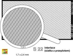 Filet Aber S-22 à mailles entrelacées 1,7 x 2,4 mm  – image 2