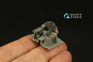 Intérieur imprimé en 3D et coloré sur papier décalcomanie Quinta Studio QD48384 F8F-2 Bearcat (Hobby Boss) 1/48 – image 8