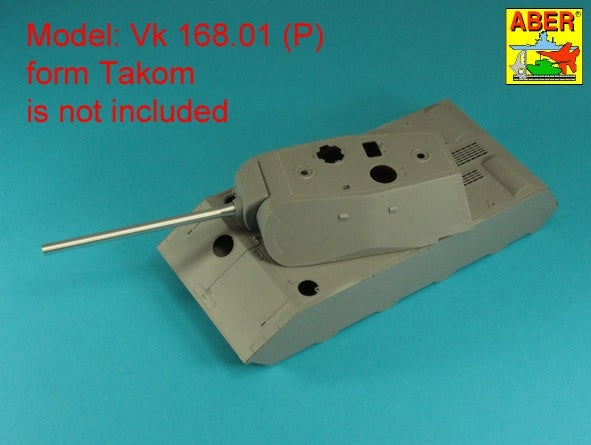 Canon Aber 35L-330 de 15 cm pour char super-lourd allemand Vk168.01(P) à l&amp;#39;échelle 1/35 – immagine 7