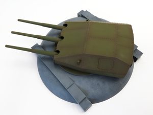 Modelcollect UA72344 Site d&amp;#39;artillerie côtière du fort Austratt, tourelle triple de 28 cm, Caesar 1/72 – image 6