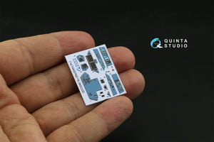 Quinta Studio QD72060 Su-35S 3D-Printed &amp;amp; coloured Interior on decal paper (GWH) 1/72 – zdjęcie 2