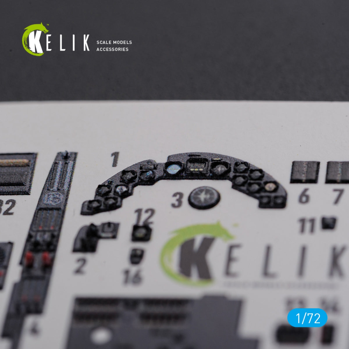 Décalcomanies 3D intérieures KELIK K72106 Ju-88 A-1 pour maquette Revell au 1/72 – image 4