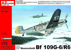 Maquette AZ7460 Messerschmitt Bf 109G-6/R6 au 1/72