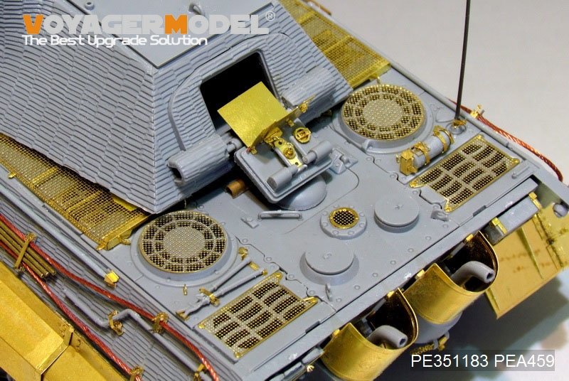 Maquette Voyager PE351183 Char King Tiger allemand de la Seconde Guerre mondiale (tourelle Porsche) (pour kit DRAGON/ZVEZDA) 1/35 – imagen 9
